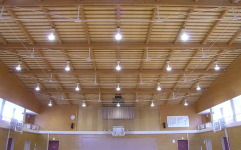 三春中学校体育館