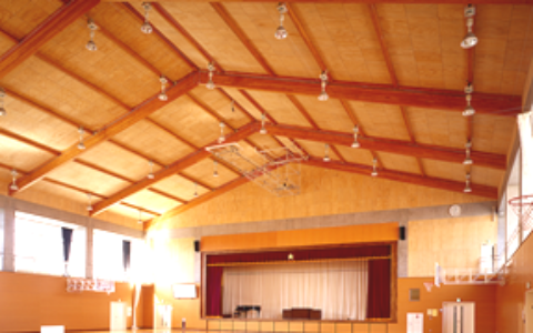片平中学校体育館