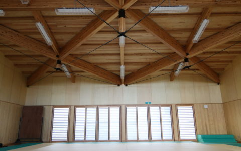 江名中学校武道場