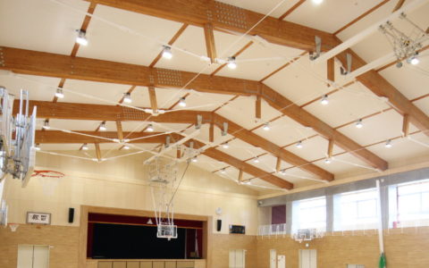 河東学園中学校屋内運動場